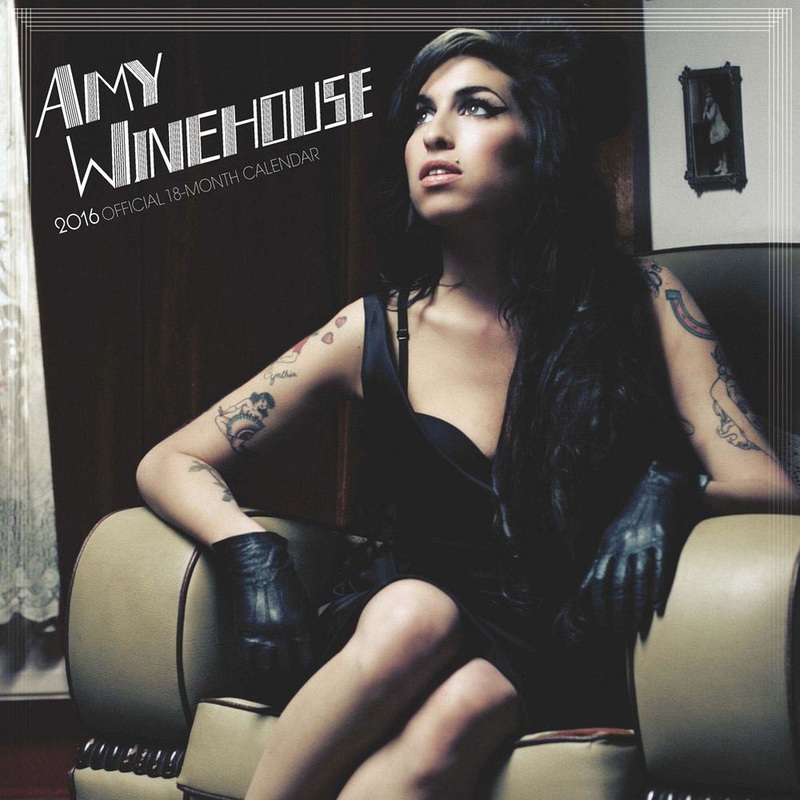 Amy Winehouse 2016 Wall Calendar